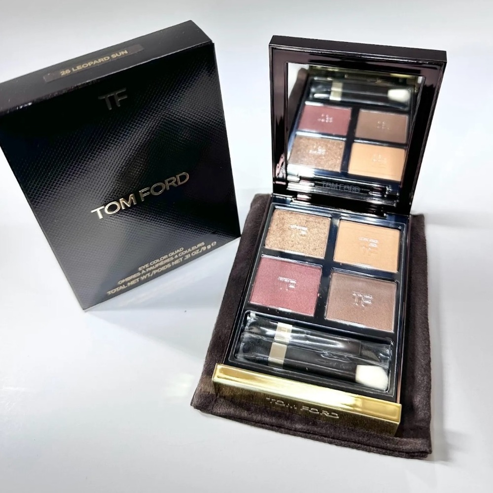 Tom Ford Eye Color Quad Eyeshadow Palette 26 Leopard Sun NWB
